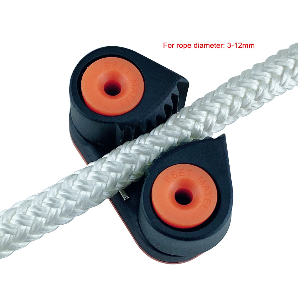 Rope - regulator - 2 Row Matic Ball Bearing Cam Cleat Pilates Equipment Marine Boat Fast Entry Rope Wire Fairlead Sailing Sailboat