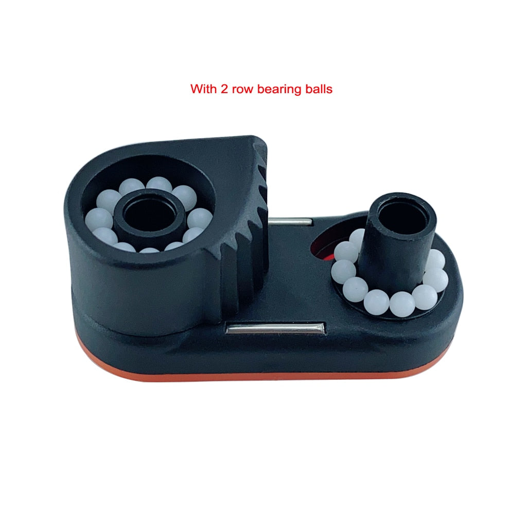 Rope - regulator - 2 Row Matic Ball Bearing Cam Cleat Pilates Equipment Marine Boat Fast Entry Rope Wire Fairlead Sailing Sailboat
